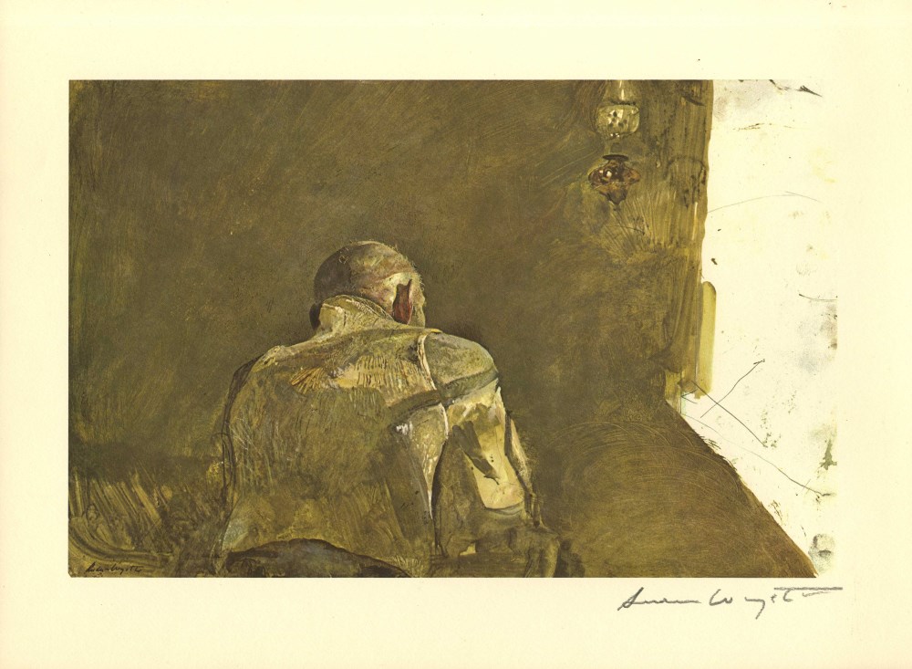 Lot #2105: ANDREW WYETH - Spring Sun - Color offset lithograph