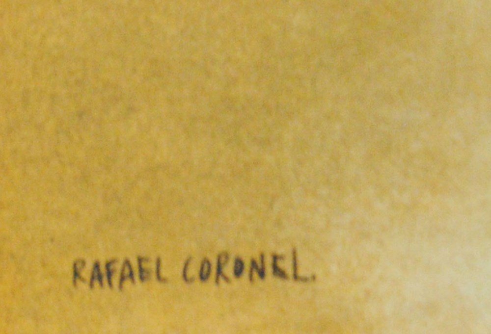 Lot #2046: RAFAEL CORONEL - El Monero - Color offset lithograph