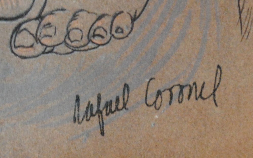 Lot #2511: RAFAEL CORONEL - Maternidad - Color offset lithograph
