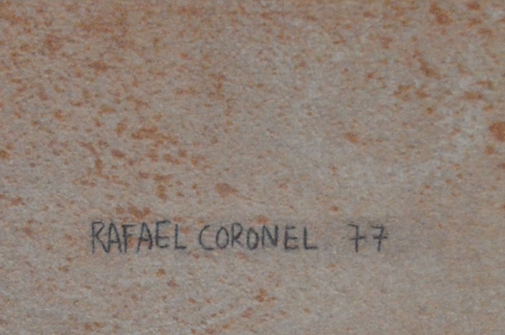 Lot #2511: RAFAEL CORONEL - Maternidad - Color offset lithograph