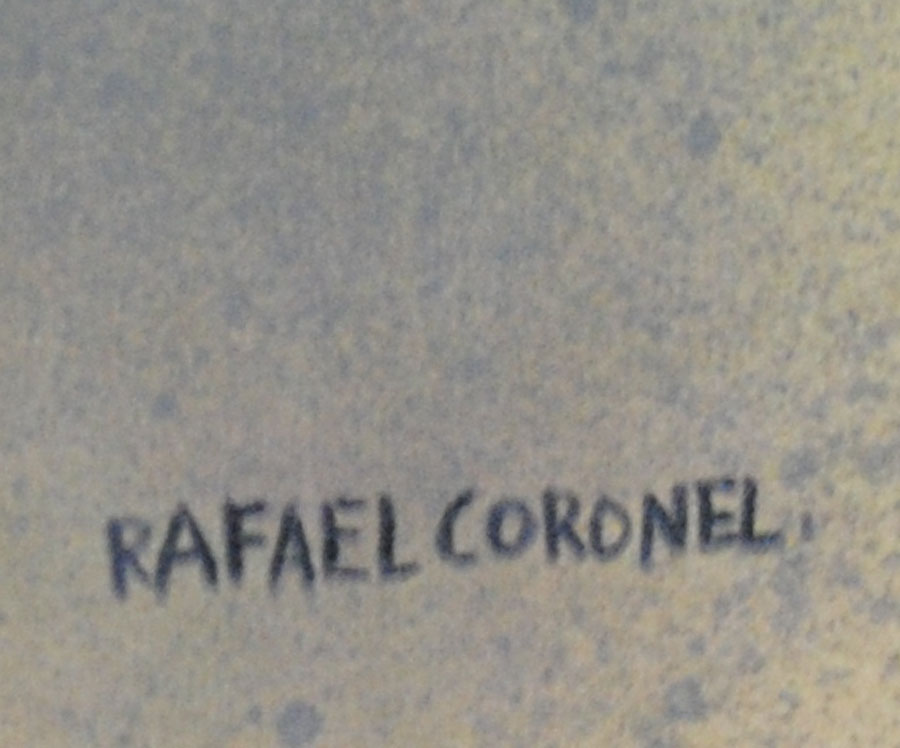 Lot #1311: RAFAEL CORONEL - Retrato Funeral - Color offset lithograph