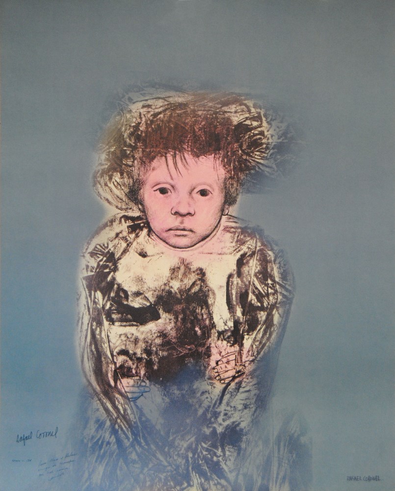Lot #2604: RAFAEL CORONEL - Nia de Nezahualcoyotl - Color offset lithograph