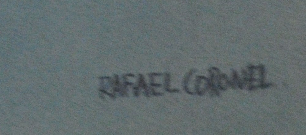 Lot #2604: RAFAEL CORONEL - Nia de Nezahualcoyotl - Color offset lithograph