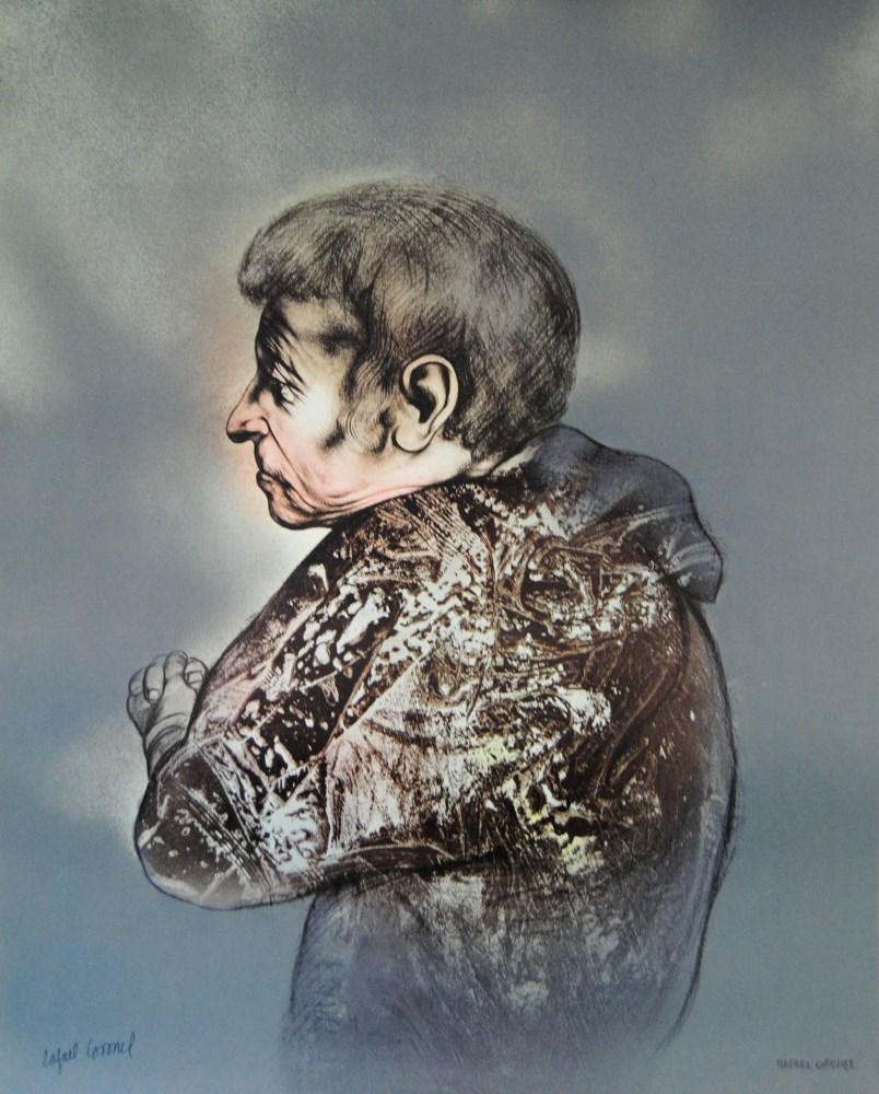 Lot #2702: RAFAEL CORONEL - Perfil - Color offset lithograph