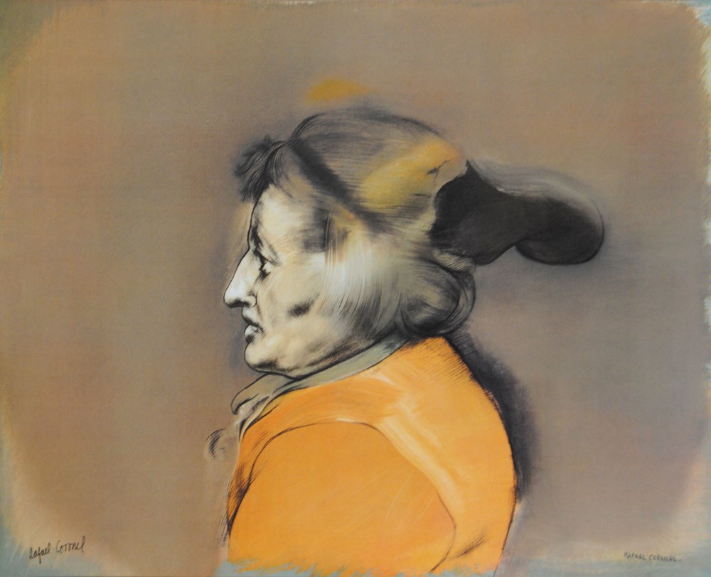 Lot #1169: RAFAEL CORONEL - Mujer de Zacatecas - Color offset lithograph