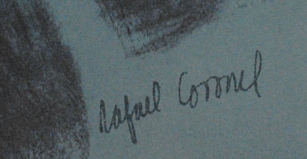 Lot #1179: RAFAEL CORONEL - La Extinta - Color offset lithograph