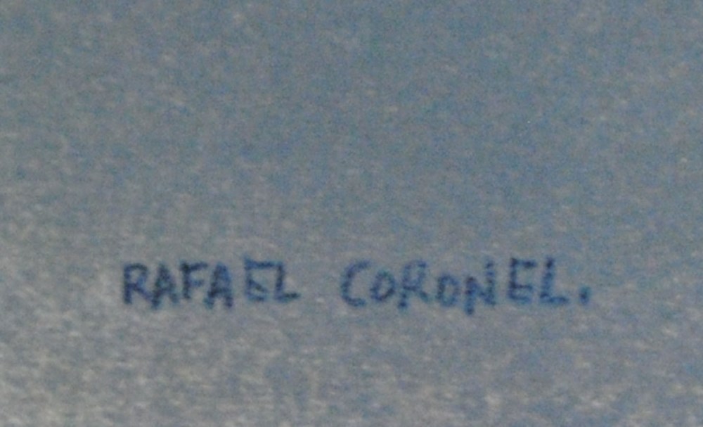 Lot #1652: RAFAEL CORONEL - Dama para Rubens - Color offset lithograph
