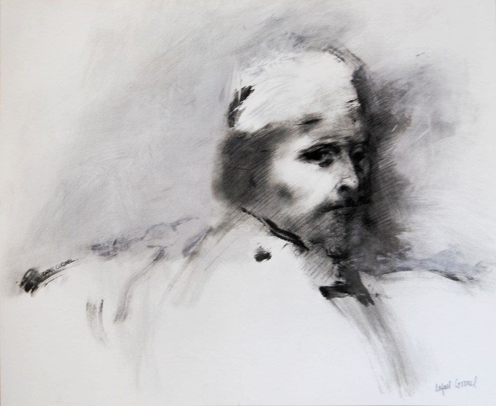 Lot #3217: RAFAEL CORONEL - Viejo Pantomima - Offset lithograph