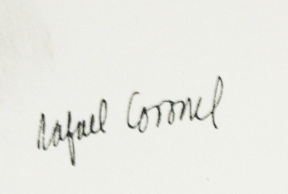 Lot #3217: RAFAEL CORONEL - Viejo Pantomima - Offset lithograph
