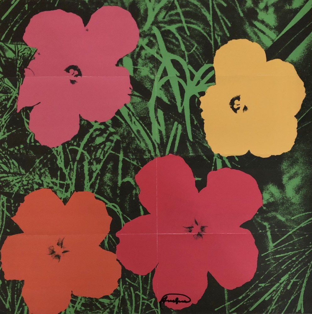 Lot #212: ANDY WARHOL - Flowers - Color lithograph
