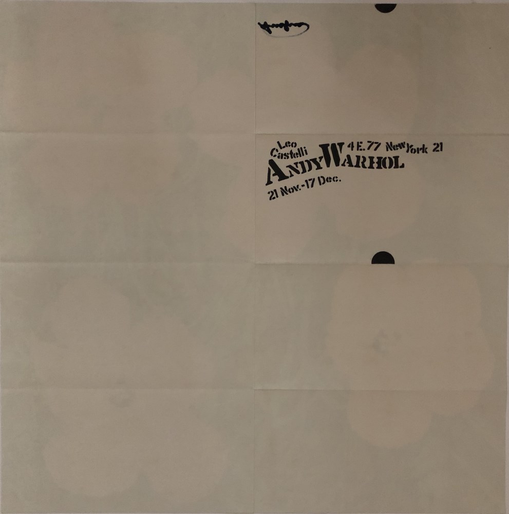 Lot #212: ANDY WARHOL - Flowers - Color lithograph