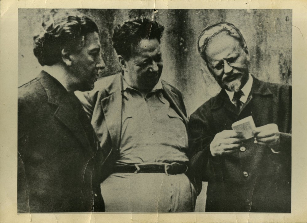 Lot #14: FRITZ BACH - Andre Breton, Diego Rivera, Leon Trotsky - Silver gelatin print