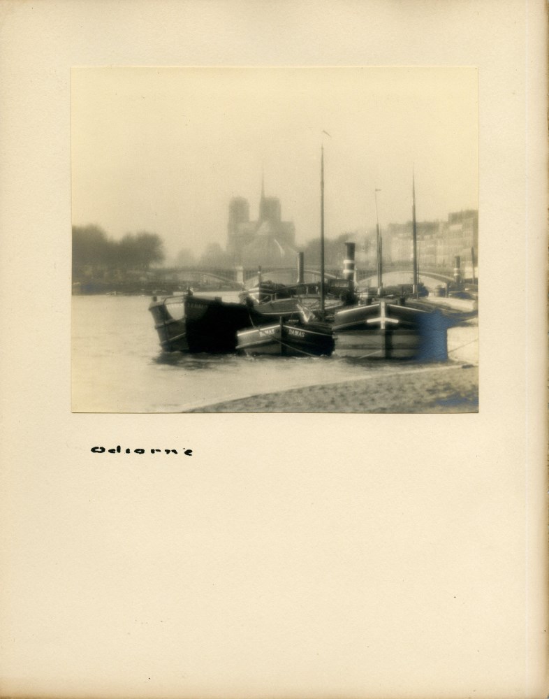 Lot #51: WILLIAM C. ODIORNE - Bateau [Paris] - Vintage platinum print