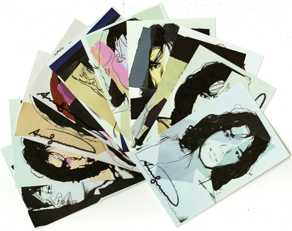 Lot #359: ANDY WARHOL - Mick Jagger Suite (first edition) - Color offset lithographs