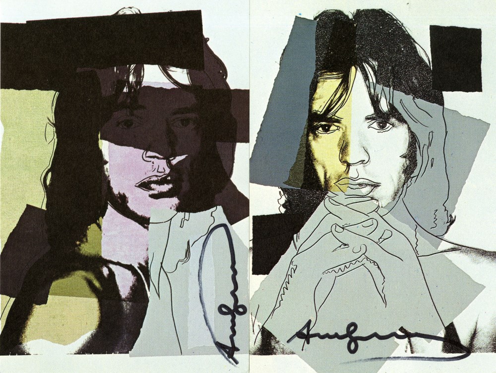Lot #359: ANDY WARHOL - Mick Jagger Suite (first edition) - Color offset lithographs