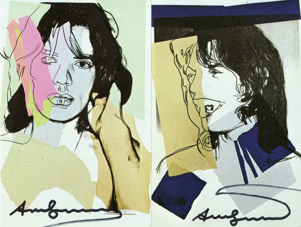 Lot #359: ANDY WARHOL - Mick Jagger Suite (first edition) - Color offset lithographs