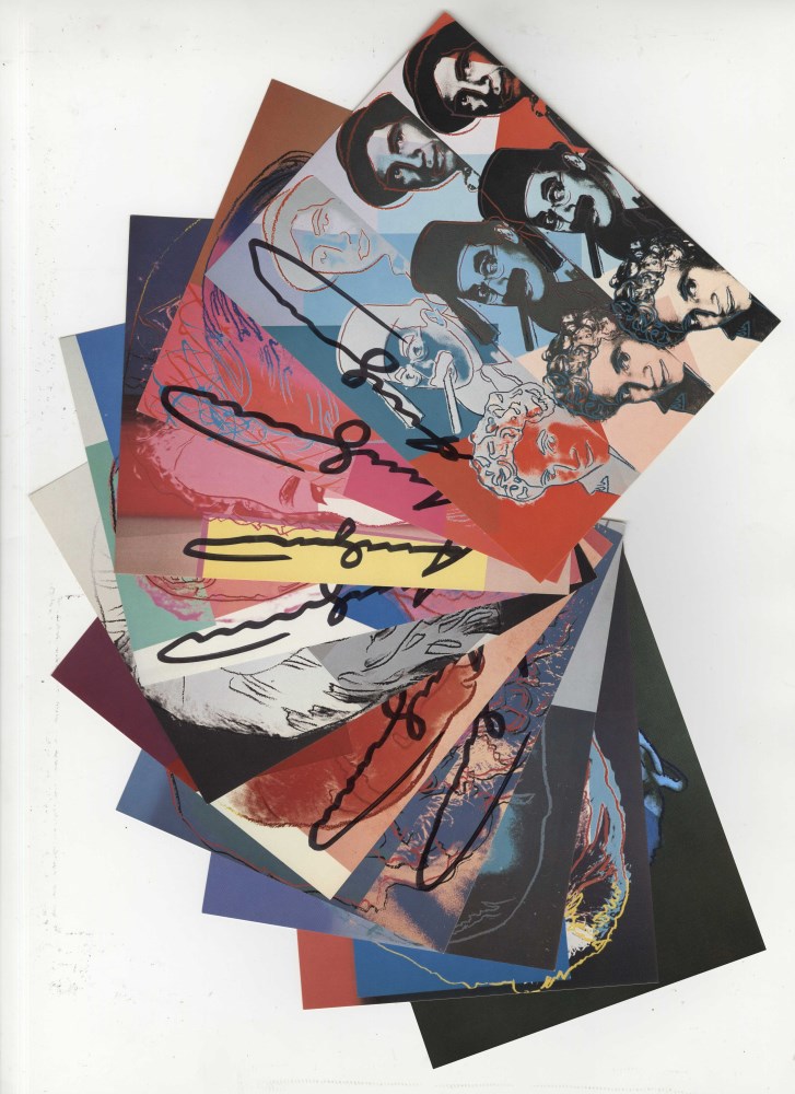 Lot #1390: ANDY WARHOL - Ten Portraits of Jews of the Twentieth Century Suite - Color offset lithographs