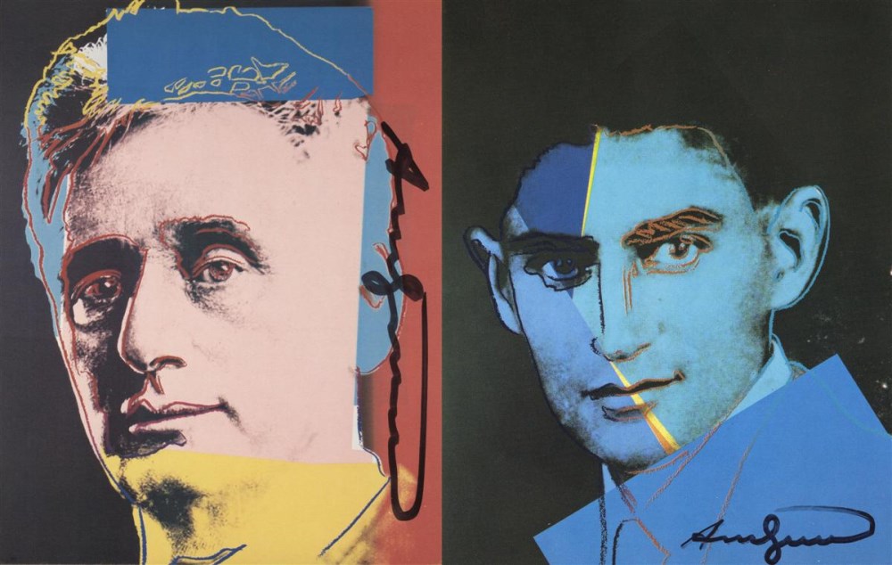 Lot #1390: ANDY WARHOL - Ten Portraits of Jews of the Twentieth Century Suite - Color offset lithographs