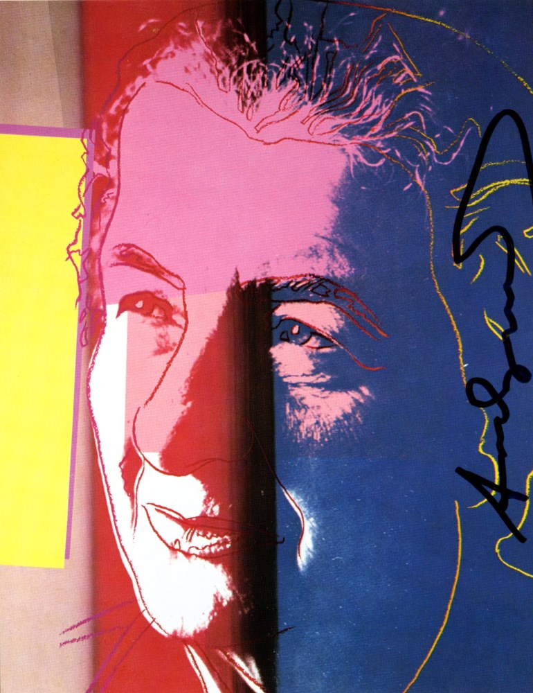 Lot #1003: ANDY WARHOL - Golda Meir - Color offset lithograph
