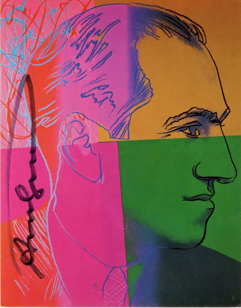Lot #2561: ANDY WARHOL - George Gershwin - Color offset lithograph