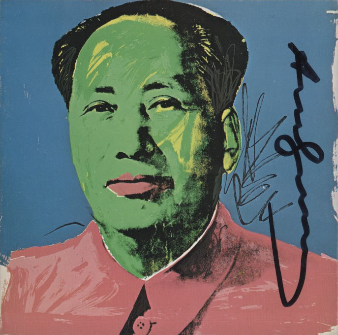 Lot #1124: ANDY WARHOL - Mao - Color offset lithograph