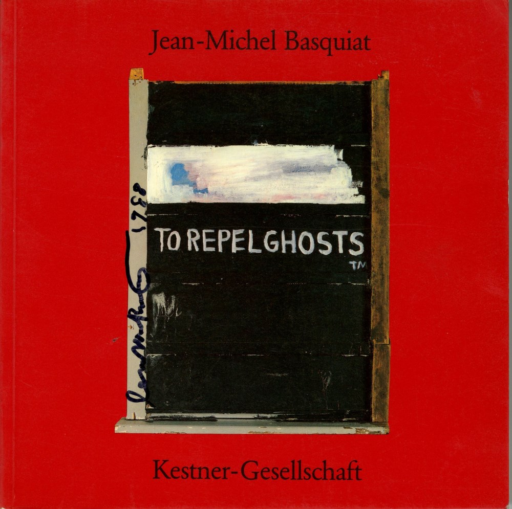 Lot #1433: JEAN-MICHEL BASQUIAT - To Repel Ghosts - Color offset lithograph (front cover)