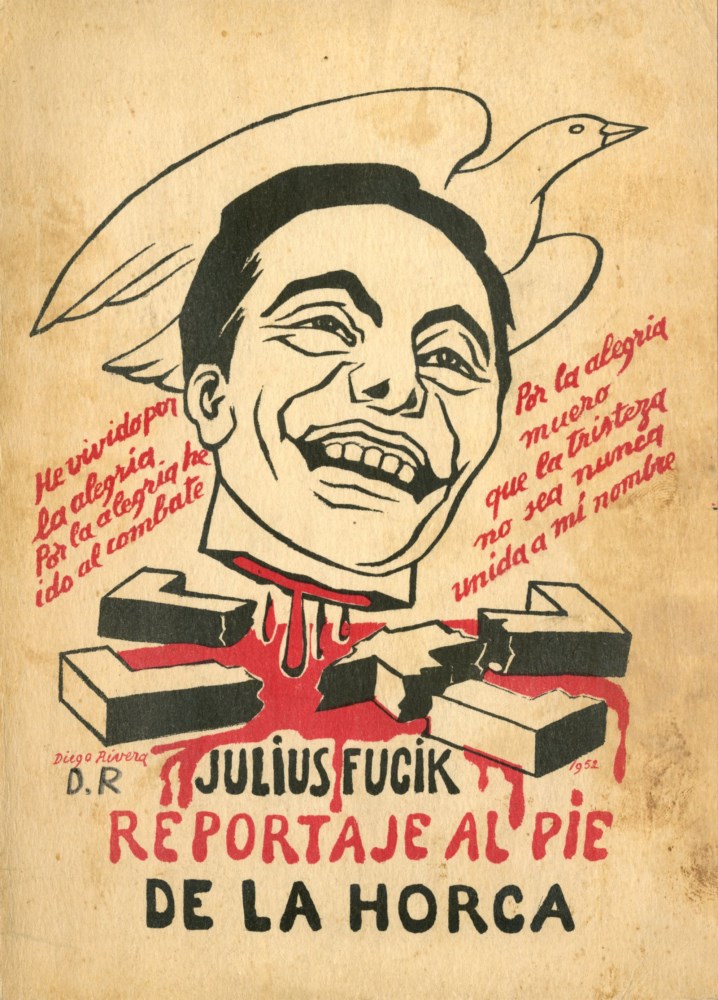 Lot #1071: DIEGO RIVERA - Julius Fucik: Reportage al Pie - Original color lithograph