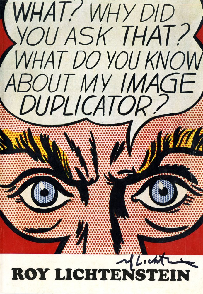 Lot #1766: ROY LICHTENSTEIN - Image Duplicator - Color offset lithograph