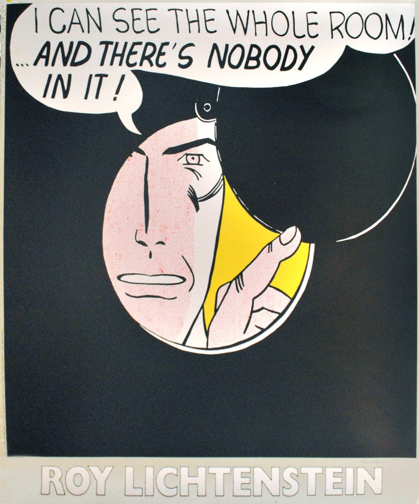 Lot #2267: ROY LICHTENSTEIN - I Can See the Whole Room!...And There's Nobody in It! - Color silkscreeen