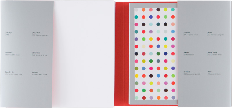 Lot #2483: DAMIEN HIRST - Spot Card Set - Color offset lithographs