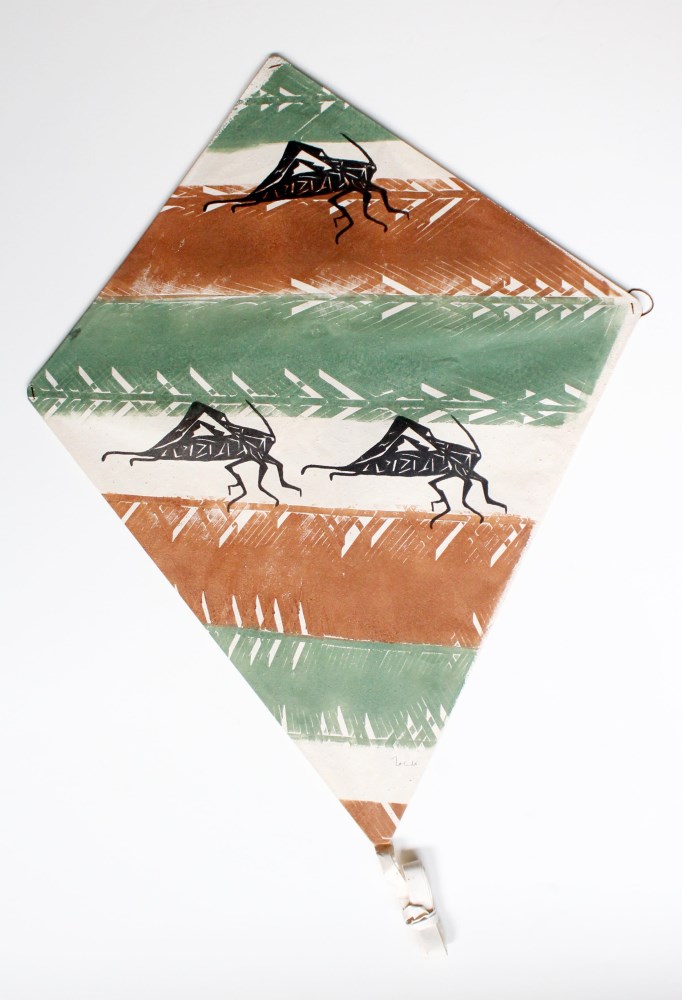 Lot #3165: FRANCISCO TOLEDO - Tres Saltamontes - Color stencil cut