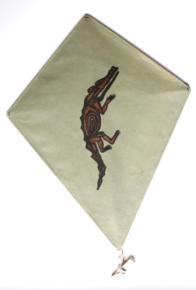 Lot #3185: FRANCISCO TOLEDO - Un Cocodrilo - Color stencil cut
