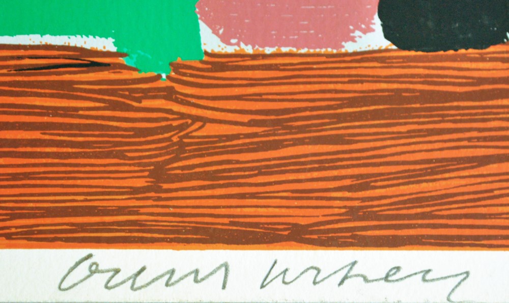 Lot #1249: DAVID HOCKNEY - Parade, Metropolitan Opera, N.Y., 1981 - Color silkscreen