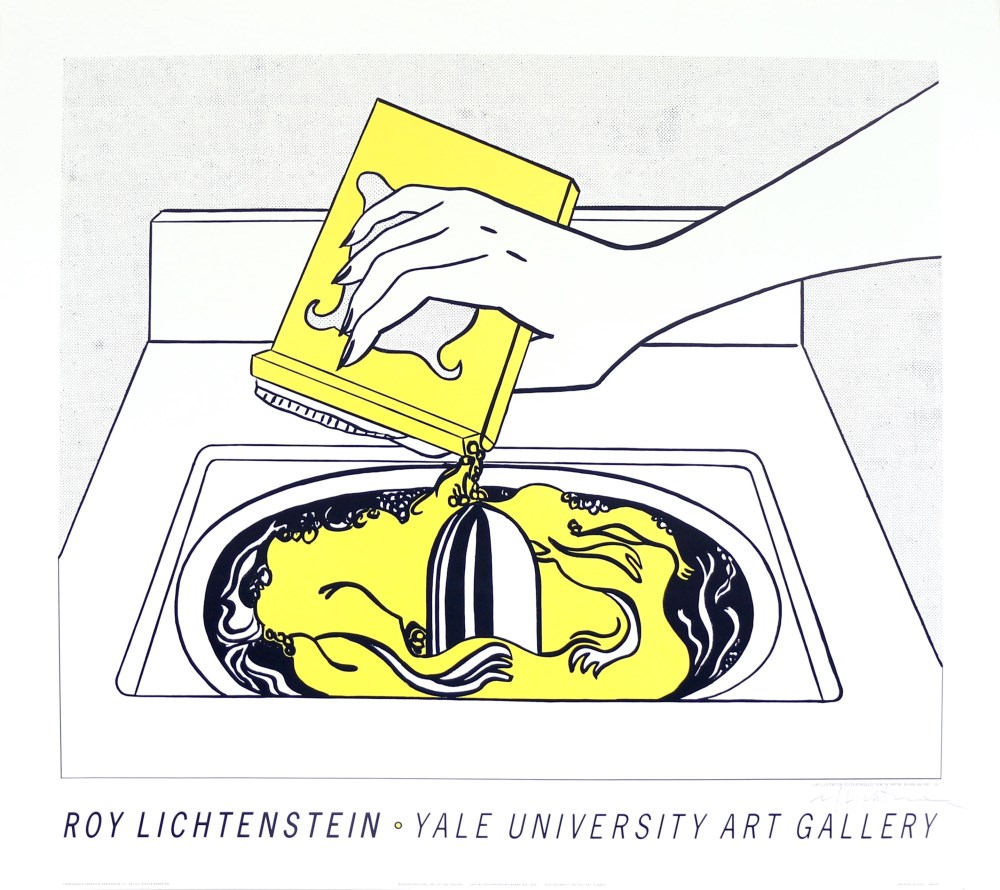 Lot #1488: ROY LICHTENSTEIN - Washing Machine - Original color silkscreen