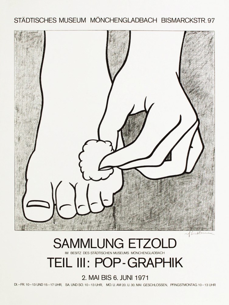 Lot #2123: ROY LICHTENSTEIN - Foot Medication - Offset lithograph