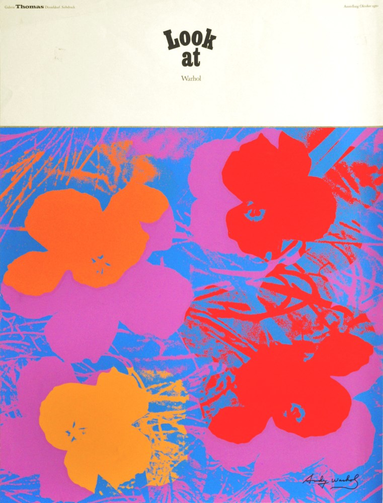 Lot #979: ANDY WARHOL - Flowers - Color silkscreen
