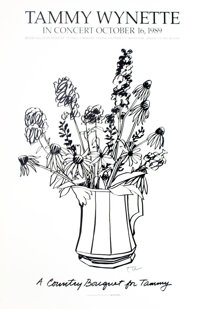 Lot #1636: TOM WESSELMANN - Country Bouquet with Delphinium - Silkscreen