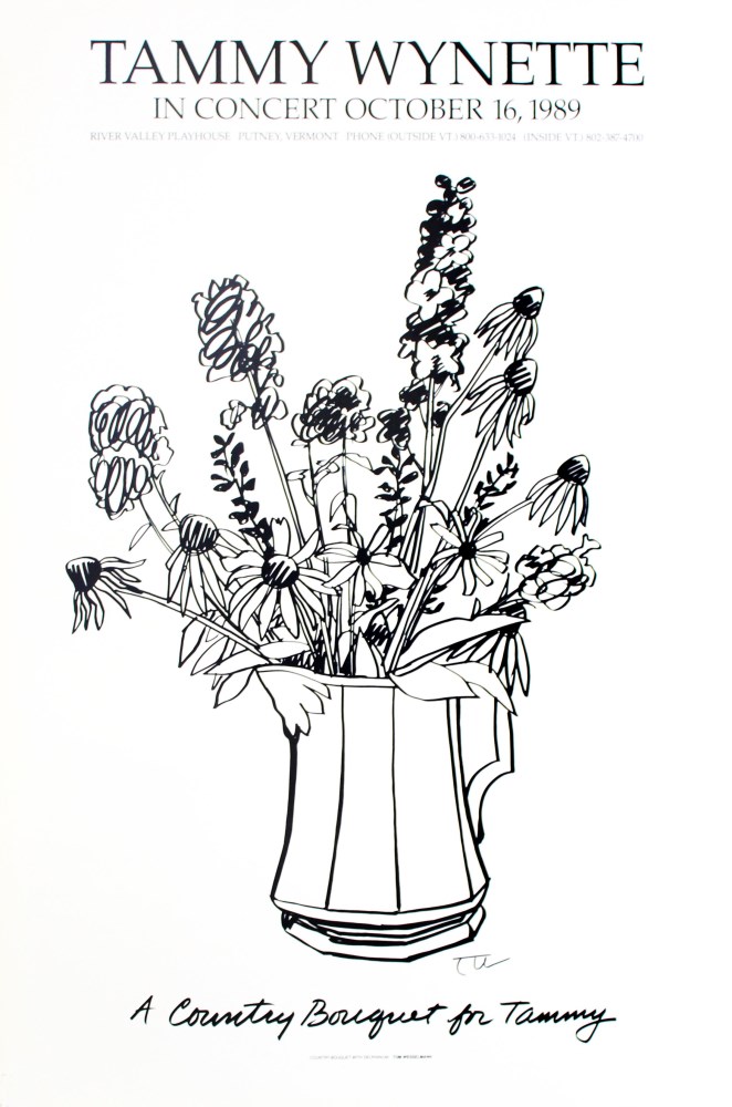 Lot #1949: TOM WESSELMANN - Country Bouquet with Delphinium - Silkscreen