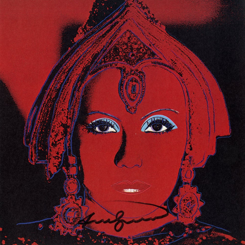 Lot #1414: ANDY WARHOL - The Star (Greta Garbo as Mata Hari) - Color offset lithograph