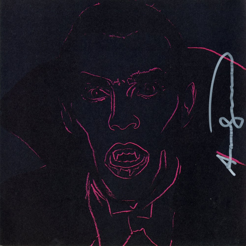 Lot #936: ANDY WARHOL - Dracula - Color offset lithograph