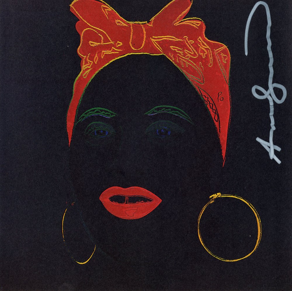 Lot #369: ANDY WARHOL - Mammy - Color offset lithograph