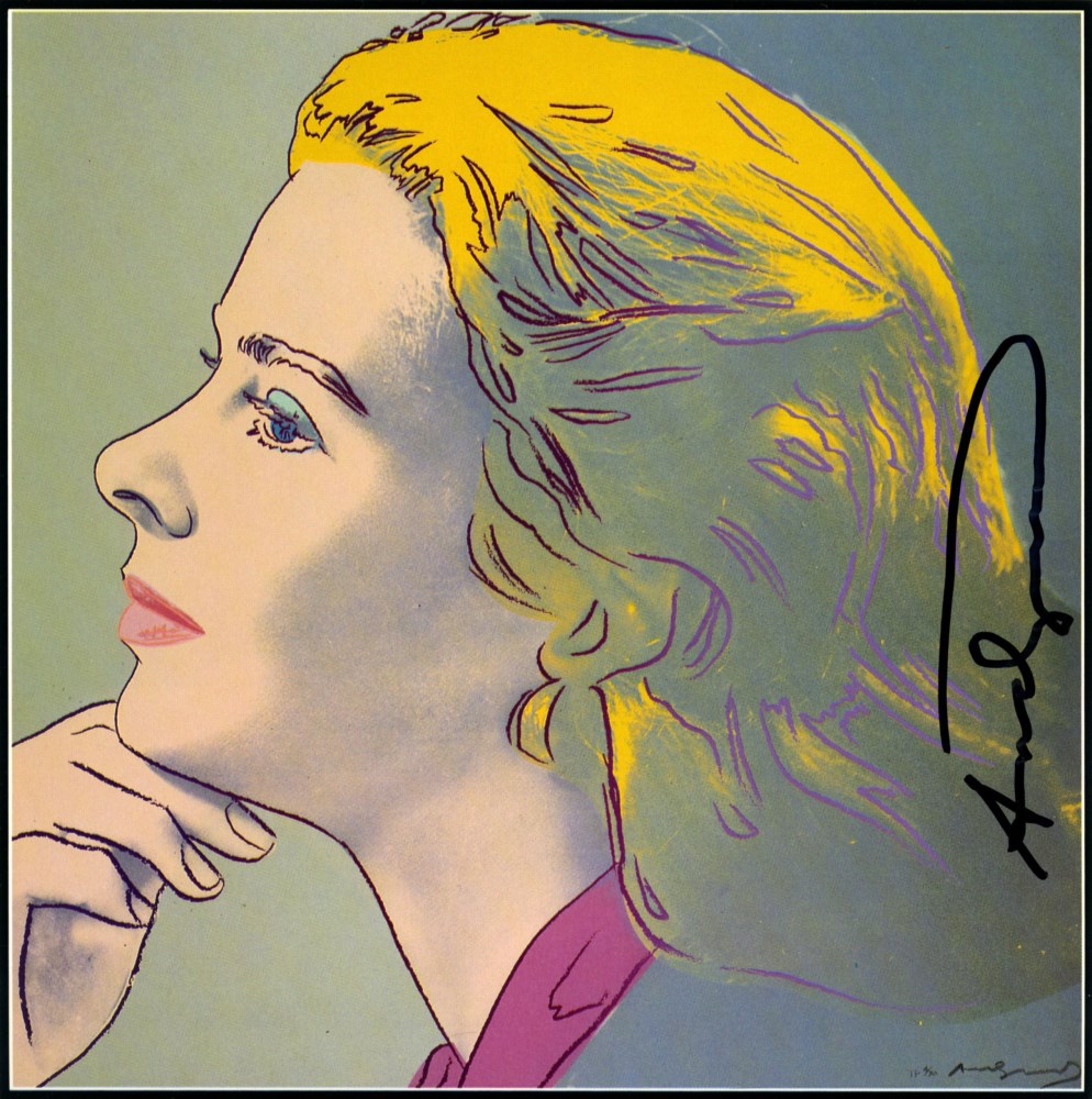 Lot #2366: ANDY WARHOL - Ingrid Bergman: Herself (09) - Color offset lithograph