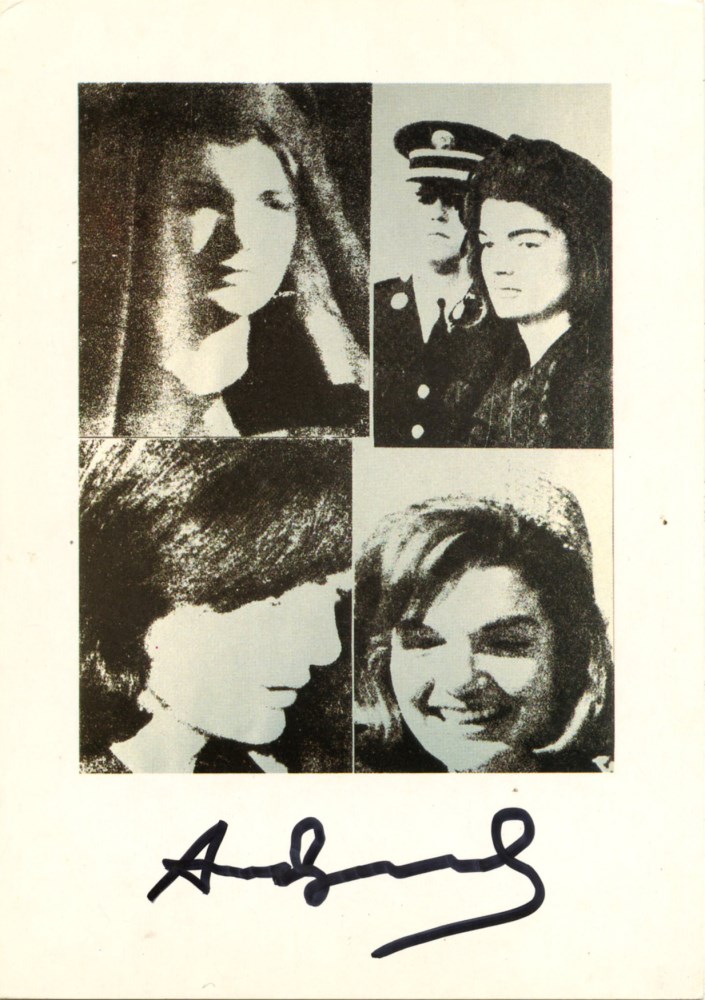 Lot #2330: ANDY WARHOL - Jacqueline Kennedy III (Jackie III) - Color offset lithograph