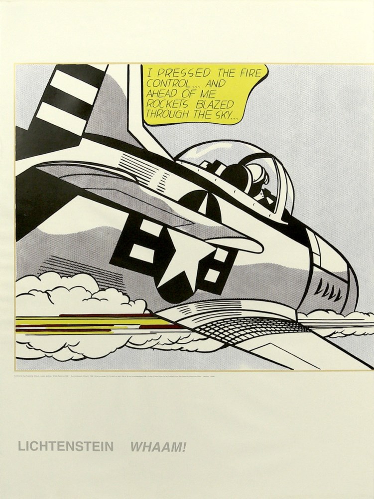 Lot #1491: ROY LICHTENSTEIN - Whaam! - Original color offset lithographs