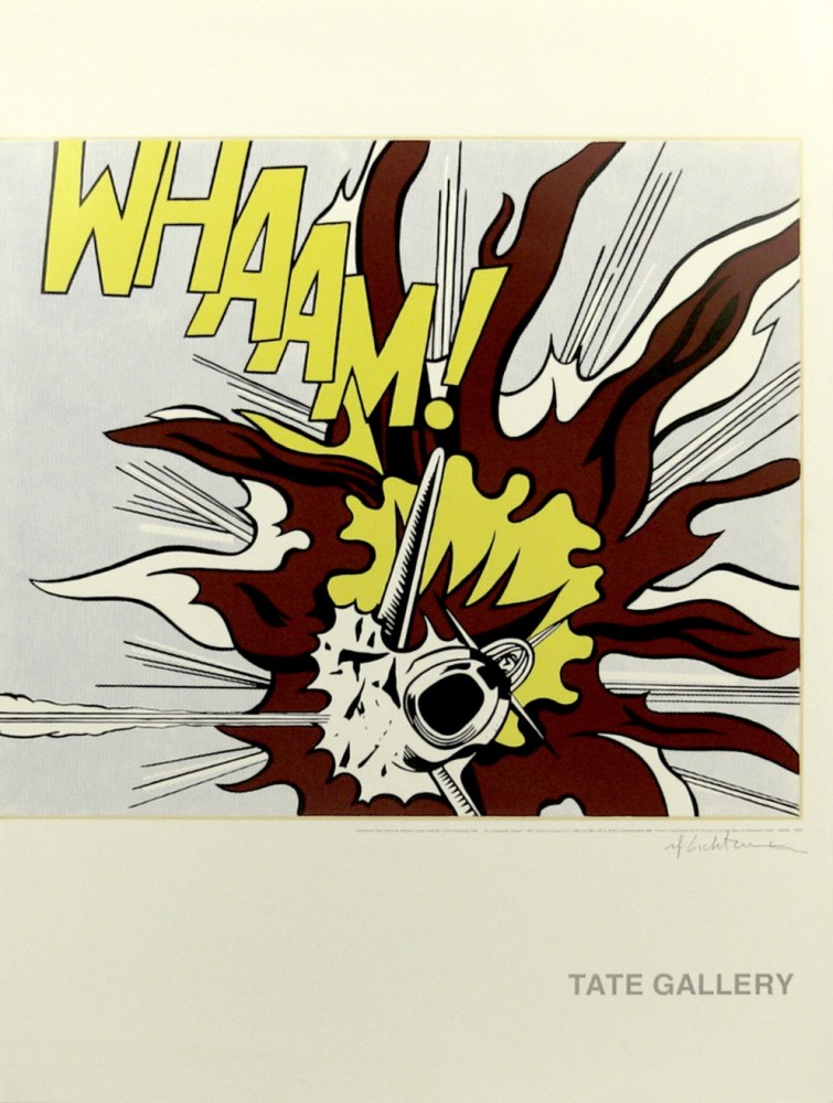 Lot #1491: ROY LICHTENSTEIN - Whaam! - Original color offset lithographs