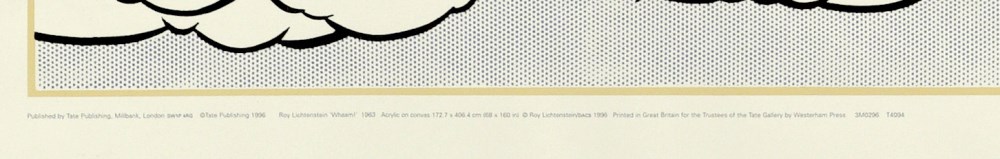 Lot #2235: ROY LICHTENSTEIN - Whaam! - Original color offset lithographs