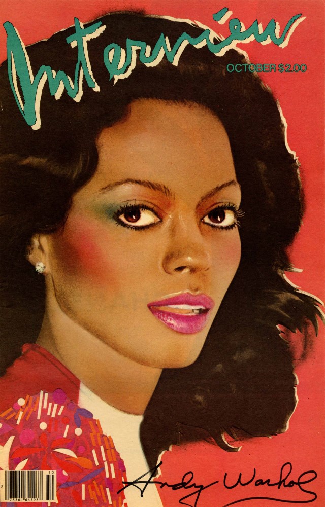 Lot #923: ANDY WARHOL - Diana Ross - Original color offset lithograph