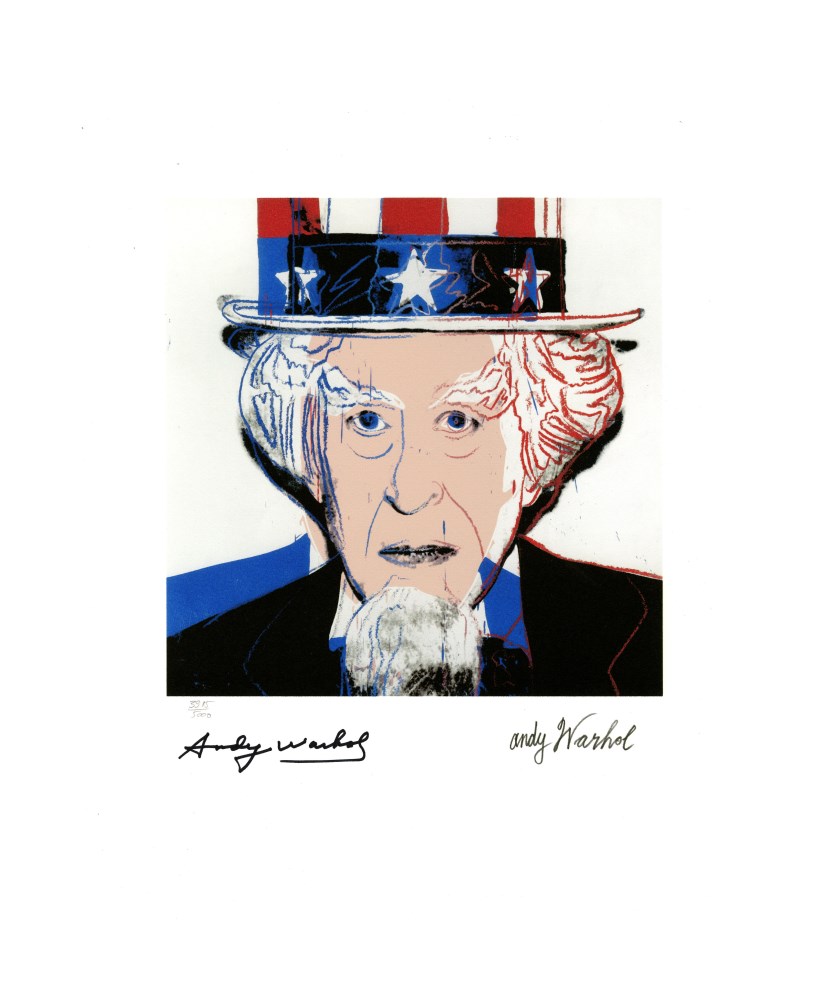 Lot #2207: ANDY WARHOL [d'après] - Uncle Sam - Color lithograph