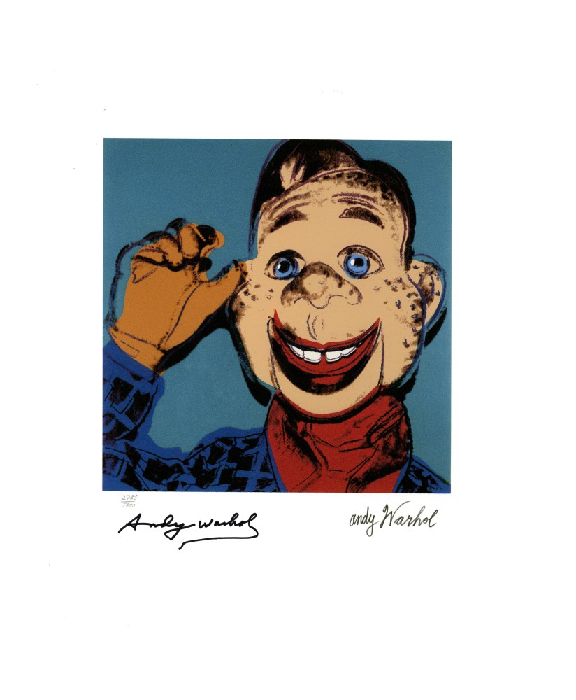 Lot #2357: ANDY WARHOL [d'après] - Howdy Doody - Color lithograph