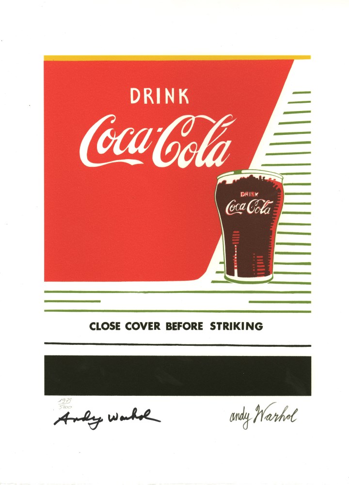 Lot #1618: ANDY WARHOL [d'après] - Coca-Cola - Color lithograph